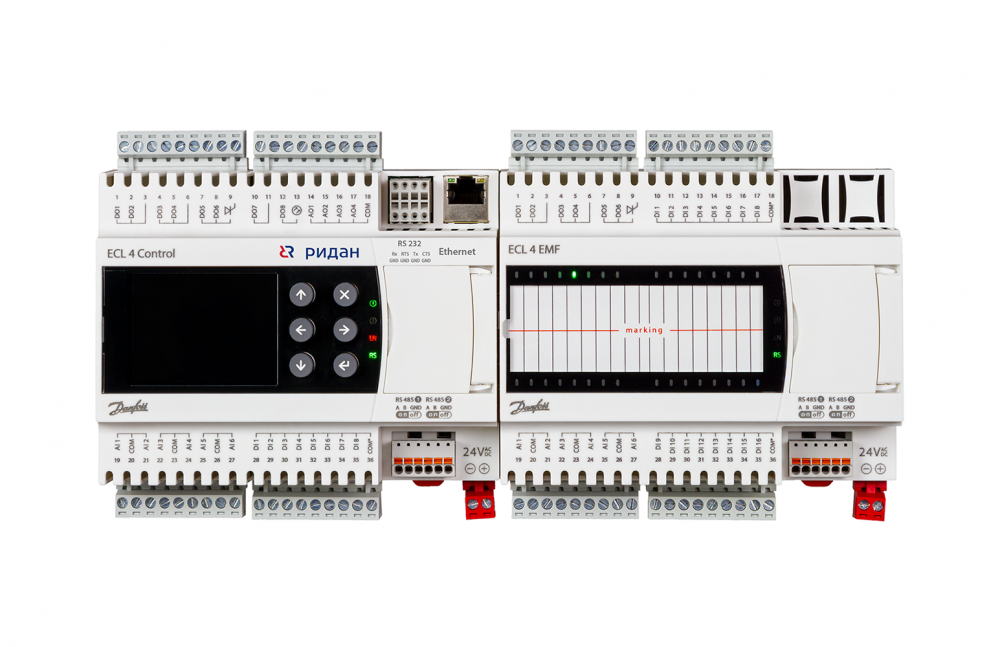 Ридан 087H374981R — Контроллер ECL4 Control 361R PLUS, напряжение питания 24V AC/DC