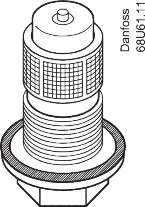 TUA Клап терм R404A/R507A 3/8x1/2"MOP-20