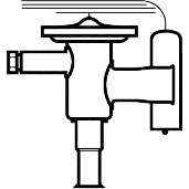 TUB Клапан терм №4 R22/R407C 1/4"x1/2"