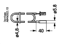 AKS 12 Датчик температуры(пр. класс 0423601558)