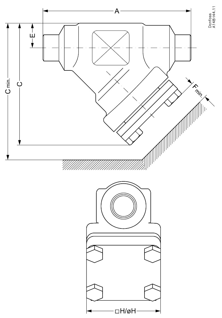Корпус для фильтра FIA 15 SOC STR