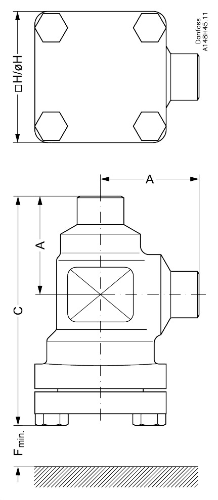 Корпус для фильтра FIA 40 D ANG(пр. класс 4055702132)