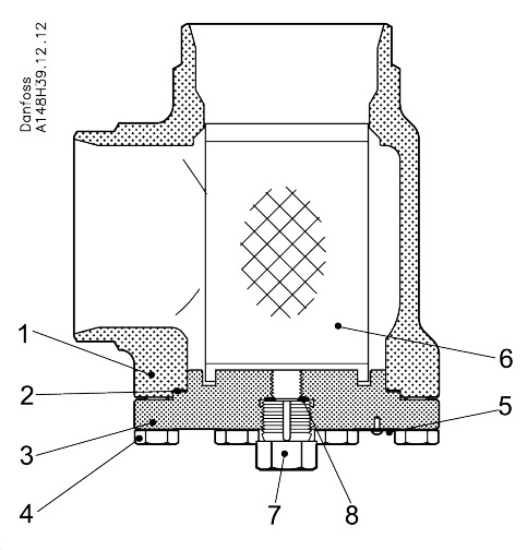 Корпус для фильтра FIA 65 D ANG(пр. класс 4055702133)